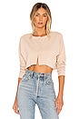 view 1 of 4 Keaton Cropped Sweater in Nude