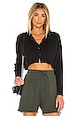 view 1 of 4 Keaton Cropped Top in Black