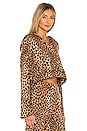 view 2 of 4 Leopard Print Hoodie in Chocolate Leopard