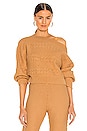 view 1 of 5 Missy Off Shoulder Sweater in Camel