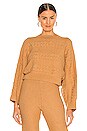 view 2 of 5 Missy Off Shoulder Sweater in Camel