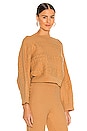 view 3 of 5 Missy Off Shoulder Sweater in Camel
