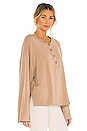 view 2 of 4 Hailey Henley Sweatshirt in Oat Brown