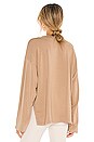 view 3 of 4 Hailey Henley Sweatshirt in Oat Brown