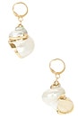 view 2 of 3 BOUCLES D'OREILLES ANA in Ivory