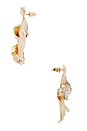 view 2 of 2 BRINCOS MERYL in Gold