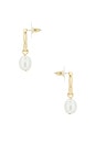 view 2 of 2 Abigail Earrings in Gold