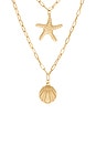 view 2 of 2 Athena Necklace in Gold