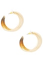 view 2 of 3 Lily Earrings in Gold