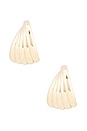 view 3 of 3 Lily Earrings in Gold