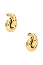 view 2 of 3 Megan Earrings in Gold