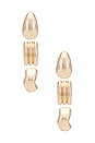 view 1 of 3 Maya Earring Set in Gold