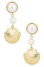 view 1 of 2 Alma Earrings in Gold