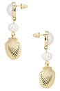 view 2 of 2 Alma Earrings in Gold