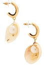 view 2 of 3 Newport Earrings in Pearl