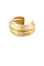 view 1 of 3 x Yhasmina Ferrara Krystal Cuff in Gold