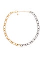 view 1 of 2 Lissa Necklace in Silver & Gold