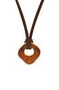 view 2 of 3 Giselle Necklace in Brown/tort