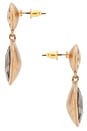 view 2 of 2 PENDIENTES DELPHINE in Gold