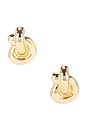 view 1 of 2 PENDIENTES AMARIS in Gold