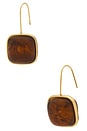 view 1 of 3 Indira Earrings in Gold & Ttort in Gold & Tort