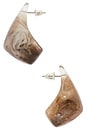 view 2 of 2 BOUCLES D'OREILLES FLORENCE in Taupe