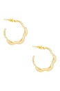 view 2 of 3 Jeanne Earrings in Gold
