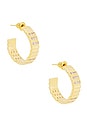 view 1 of 3 Calandra Earrings in Gold