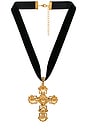 view 1 of 2 Brielle Necklace in Black & Gold