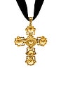 view 2 of 2 Brielle Necklace in Black & Gold