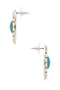 view 2 of 2 BOUCLES D'OREILLES VALENTINA in Turquoise