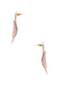 view 2 of 2 Zaria Earrings in Pink