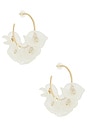 view 1 of 3 PENDIENTES ODETTE in Ivory