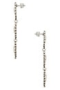 view 2 of 2 PENDIENTES DAPHNE in Gunmetal