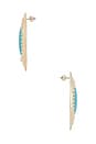 view 2 of 2 PENDIENTES BIANCA in Turquoise