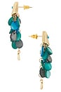 view 2 of 2 BOUCLES D'OREILLES ROWAN in Aqua Multi