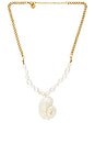 view 1 of 2 Eden Shell Necklace in Gold Multi