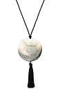 view 2 of 2 Jordan Shell Necklace in Black Multi