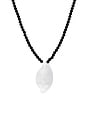 view 2 of 2 Hayden Shell Necklace in Black Multi