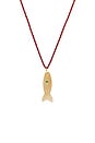 view 2 of 2 Quin Stone Necklace in Red