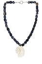 view 1 of 2 Carson Shell Necklace in Blue Multi