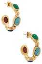 view 1 of 3 Isa Earrings in Gold