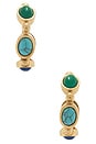 view 3 of 3 Isa Earrings in Gold