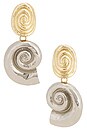 view 1 of 2 BOUCLES D'OREILLES LINOE in Silver And Gold