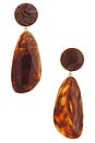 view 1 of 2 BOUCLES D'OREILLES GOLDEN in Amber