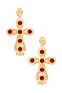 Raquel Earring in Red