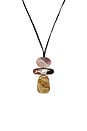 view 2 of 3 Capri Necklace in Brown Multi