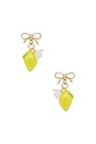 view 1 of 2 Carina Earrings in Yellow