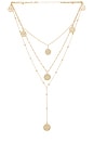 view 1 of 2 Coralie Necklace in Gold