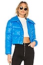 view 1 of 4 Candy Cropped Puffer in Blue